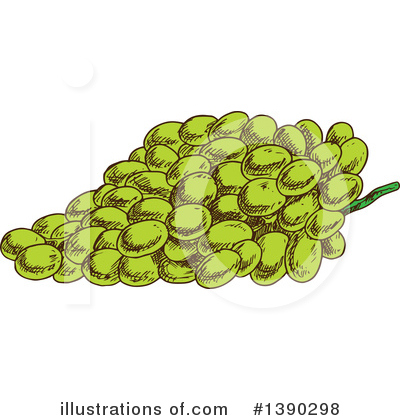 Royalty-Free (RF) Grapes Clipart Illustration by Vector Tradition SM - Stock Sample #1390298