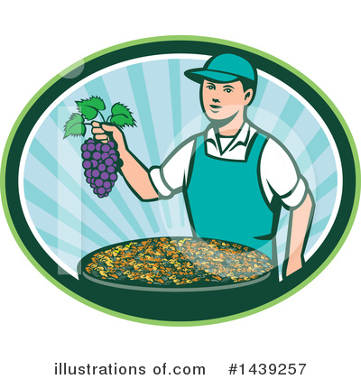 Royalty-Free (RF) Grapes Clipart Illustration by patrimonio - Stock Sample #1439257