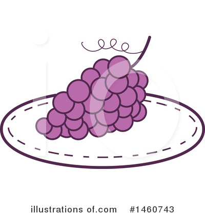 Royalty-Free (RF) Grapes Clipart Illustration by patrimonio - Stock Sample #1460743