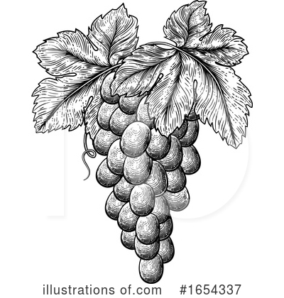 Grape Clipart #1654337 by AtStockIllustration