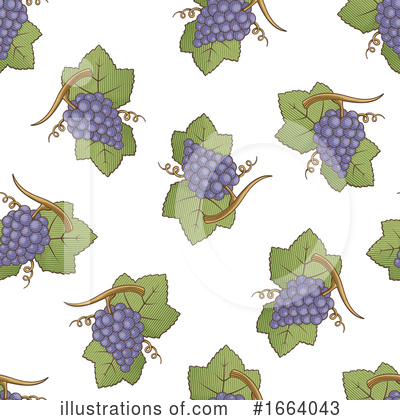 Royalty-Free (RF) Grapes Clipart Illustration by Any Vector - Stock Sample #1664043