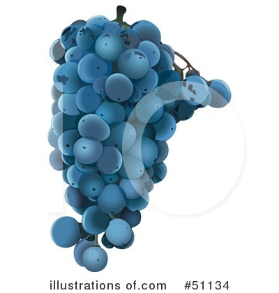 Royalty-Free (RF) Grapes Clipart Illustration by dero - Stock Sample #51134