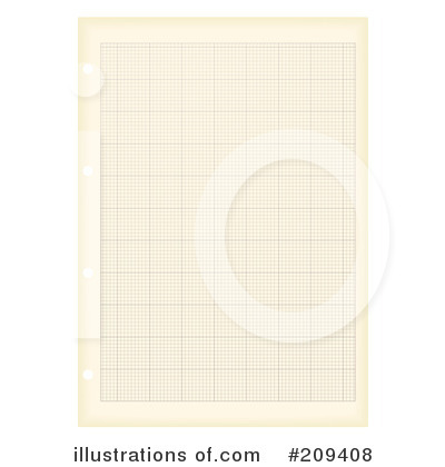 Royalty-Free (RF) Graph Paper Clipart Illustration by michaeltravers - Stock Sample #209408