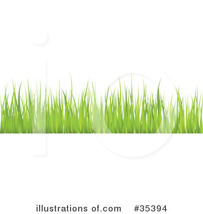 Royalty-Free (RF) Grass Clipart Illustration by KJ Pargeter - Stock Sample #35394