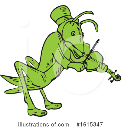 Grasshopper Clipart #1615347 by patrimonio