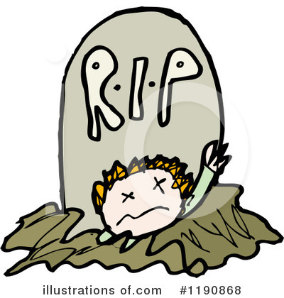 Grave Clipart #1190868 by lineartestpilot