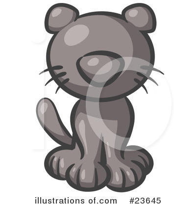 Cat Clipart #23645 by Leo Blanchette