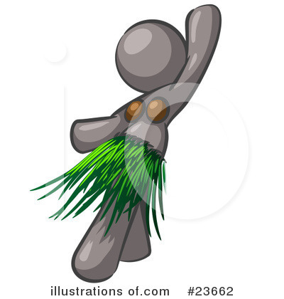 Hula Dancers Clipart #23662 by Leo Blanchette