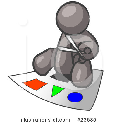 Royalty-Free (RF) Gray Collection Clipart Illustration by Leo Blanchette - Stock Sample #23685