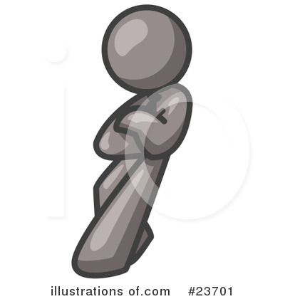 Royalty-Free (RF) Gray Collection Clipart Illustration by Leo Blanchette - Stock Sample #23701