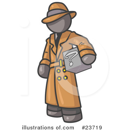 Detective Clipart #23719 by Leo Blanchette
