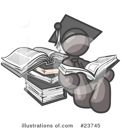 Books Clipart #23745 by Leo Blanchette