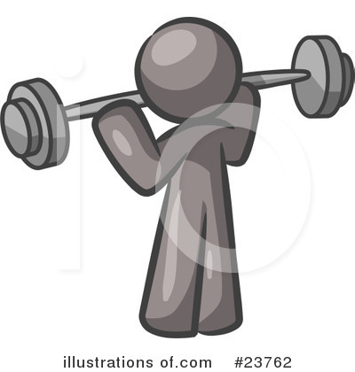 Royalty-Free (RF) Gray Collection Clipart Illustration by Leo Blanchette - Stock Sample #23762