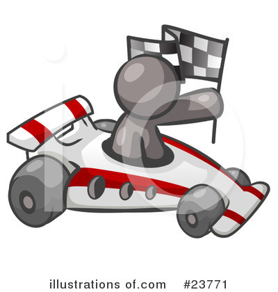 Race Car Clipart #23771 by Leo Blanchette