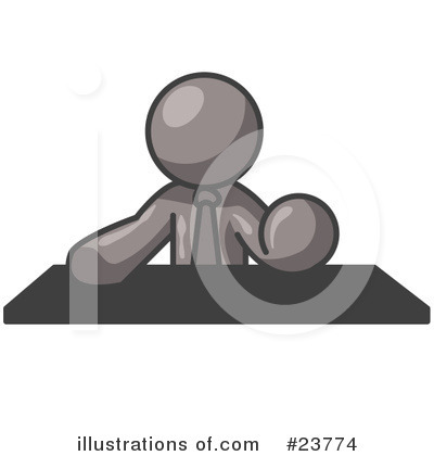 Royalty-Free (RF) Gray Collection Clipart Illustration by Leo Blanchette - Stock Sample #23774