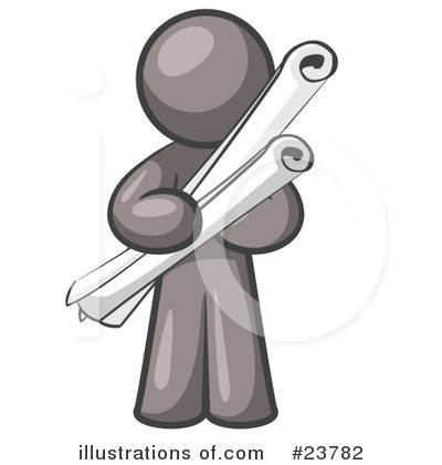 Royalty-Free (RF) Gray Collection Clipart Illustration by Leo Blanchette - Stock Sample #23782
