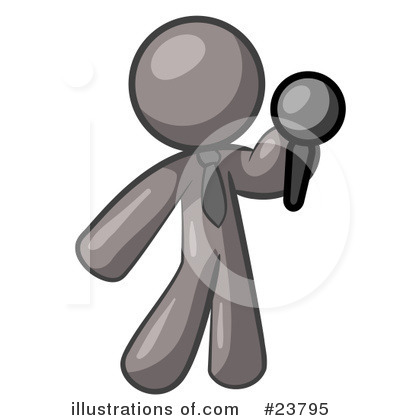 Microphone Clipart #23795 by Leo Blanchette