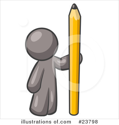 Pencil Clipart #23798 by Leo Blanchette