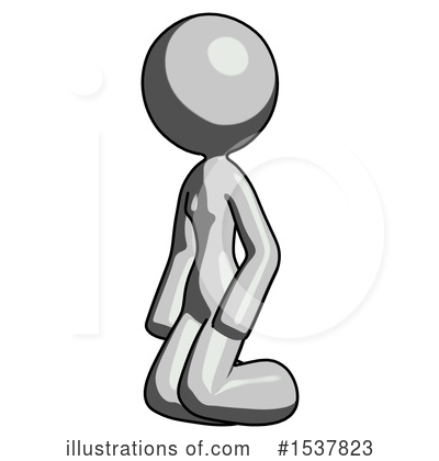 Royalty-Free (RF) Gray Design Mascot Clipart Illustration by Leo Blanchette - Stock Sample #1537823