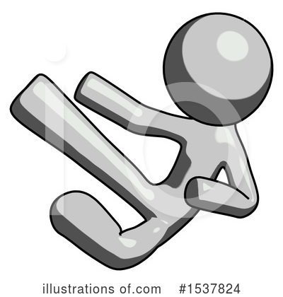 Royalty-Free (RF) Gray Design Mascot Clipart Illustration by Leo Blanchette - Stock Sample #1537824