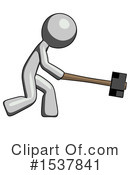 Gray Design Mascot Clipart #1537841 by Leo Blanchette