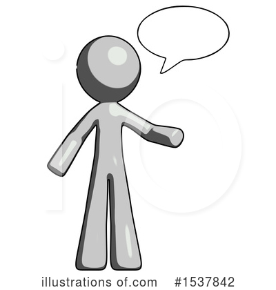Royalty-Free (RF) Gray Design Mascot Clipart Illustration by Leo Blanchette - Stock Sample #1537842