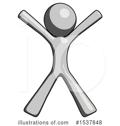 Royalty-Free (RF) Gray Design Mascot Clipart Illustration by Leo Blanchette - Stock Sample #1537848
