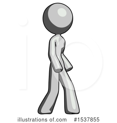 Royalty-Free (RF) Gray Design Mascot Clipart Illustration by Leo Blanchette - Stock Sample #1537855