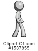 Gray Design Mascot Clipart #1537855 by Leo Blanchette
