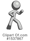 Gray Design Mascot Clipart #1537867 by Leo Blanchette