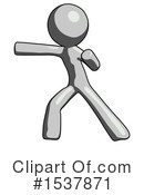 Gray Design Mascot Clipart #1537871 by Leo Blanchette