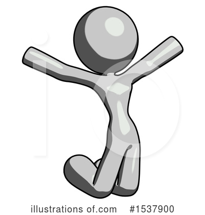 Royalty-Free (RF) Gray Design Mascot Clipart Illustration by Leo Blanchette - Stock Sample #1537900
