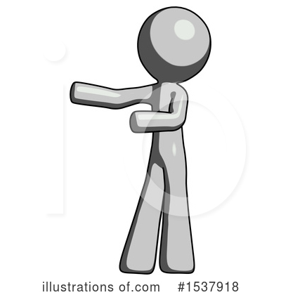 Royalty-Free (RF) Gray Design Mascot Clipart Illustration by Leo Blanchette - Stock Sample #1537918