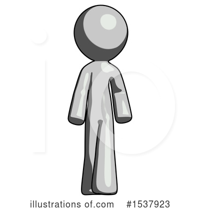 Royalty-Free (RF) Gray Design Mascot Clipart Illustration by Leo Blanchette - Stock Sample #1537923