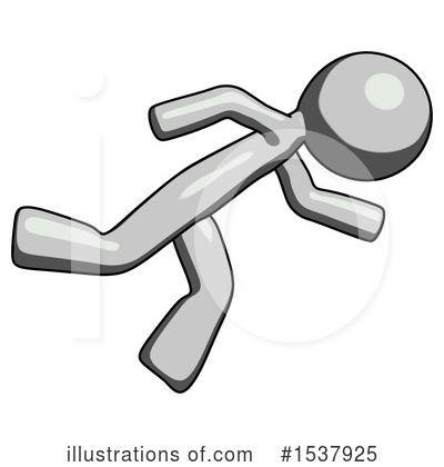 Royalty-Free (RF) Gray Design Mascot Clipart Illustration by Leo Blanchette - Stock Sample #1537925