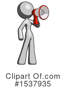 Gray Design Mascot Clipart #1537935 by Leo Blanchette
