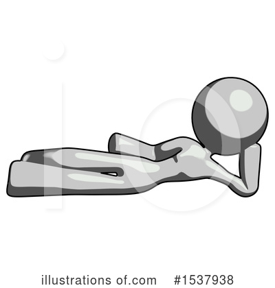 Royalty-Free (RF) Gray Design Mascot Clipart Illustration by Leo Blanchette - Stock Sample #1537938