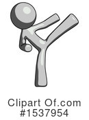 Gray Design Mascot Clipart #1537954 by Leo Blanchette
