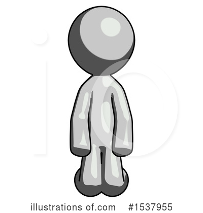 Royalty-Free (RF) Gray Design Mascot Clipart Illustration by Leo Blanchette - Stock Sample #1537955
