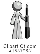 Gray Design Mascot Clipart #1537963 by Leo Blanchette