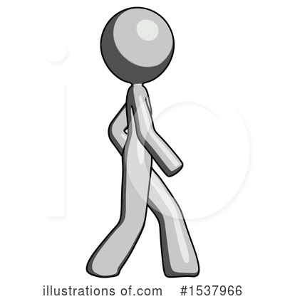 Royalty-Free (RF) Gray Design Mascot Clipart Illustration by Leo Blanchette - Stock Sample #1537966
