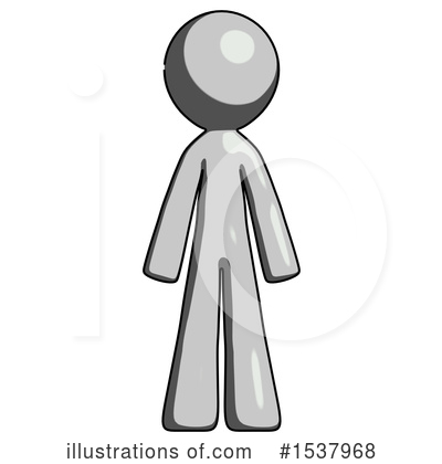 Royalty-Free (RF) Gray Design Mascot Clipart Illustration by Leo Blanchette - Stock Sample #1537968