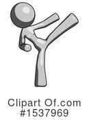 Gray Design Mascot Clipart #1537969 by Leo Blanchette