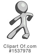 Gray Design Mascot Clipart #1537978 by Leo Blanchette