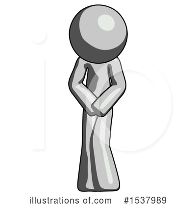 Royalty-Free (RF) Gray Design Mascot Clipart Illustration by Leo Blanchette - Stock Sample #1537989