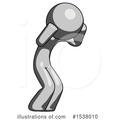 Royalty-Free (RF) Gray Design Mascot Clipart Illustration by Leo Blanchette - Stock Sample #1538010