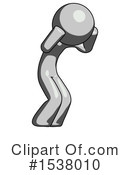 Gray Design Mascot Clipart #1538010 by Leo Blanchette
