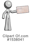 Gray Design Mascot Clipart #1538041 by Leo Blanchette