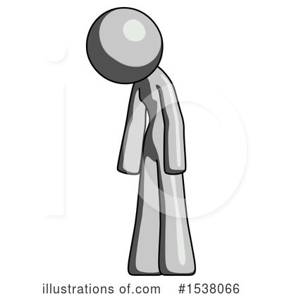 Royalty-Free (RF) Gray Design Mascot Clipart Illustration by Leo Blanchette - Stock Sample #1538066