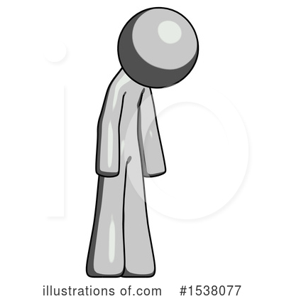 Royalty-Free (RF) Gray Design Mascot Clipart Illustration by Leo Blanchette - Stock Sample #1538077